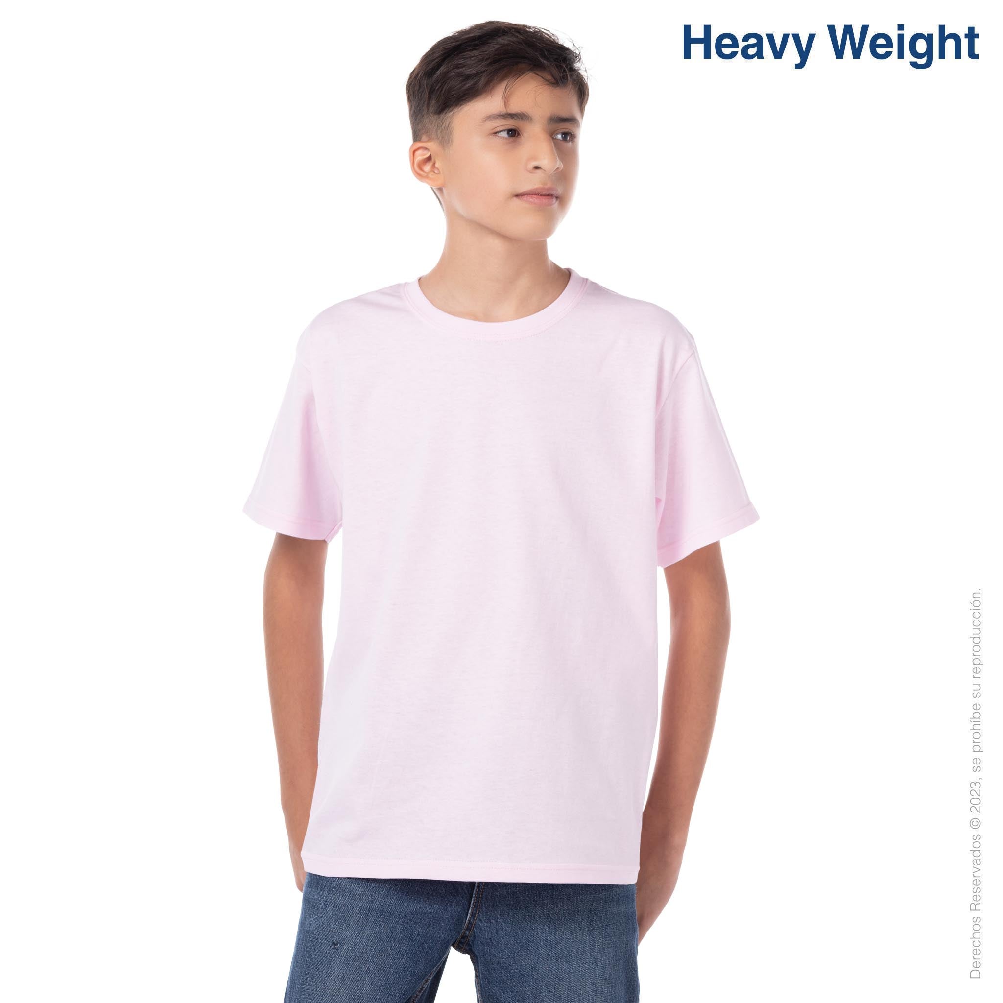 Custom Youth’s Heavy Weight Crew Neck Short Sleeve T-Shirt