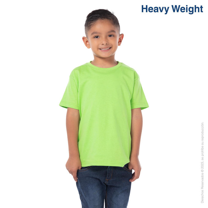 Custom Kid’s Unisex Heavy Weight Crew Neck Short Sleeve T-Shirt